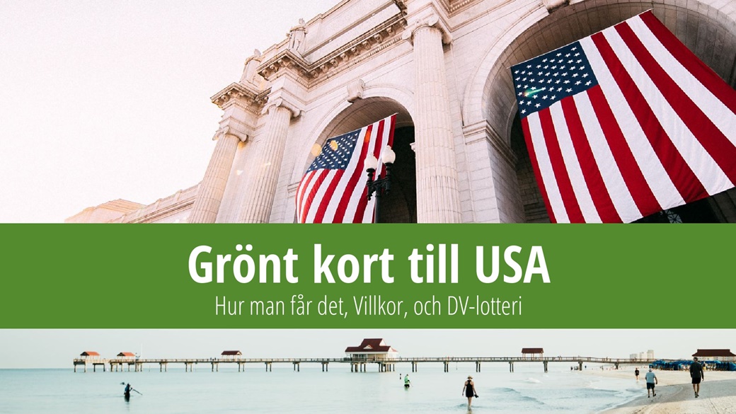 Grönt kort i USA – hur man får, villkor och DV-lotteri | © Unsplash.com