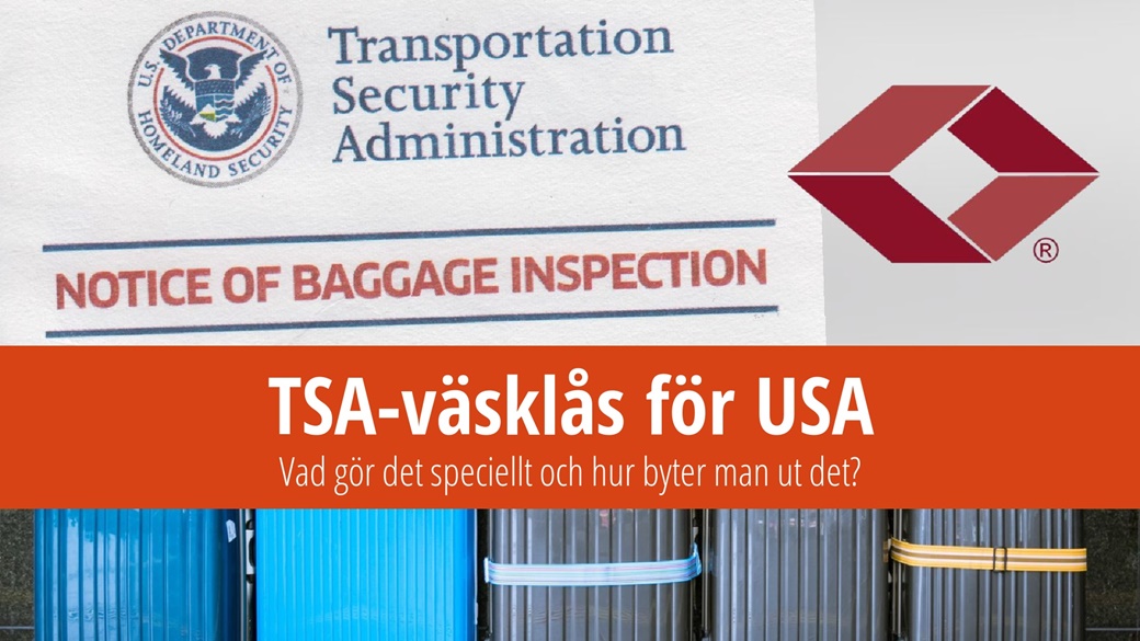 TSA-godkänt lås för resväskor – fördelar och pris | © Baggage Master